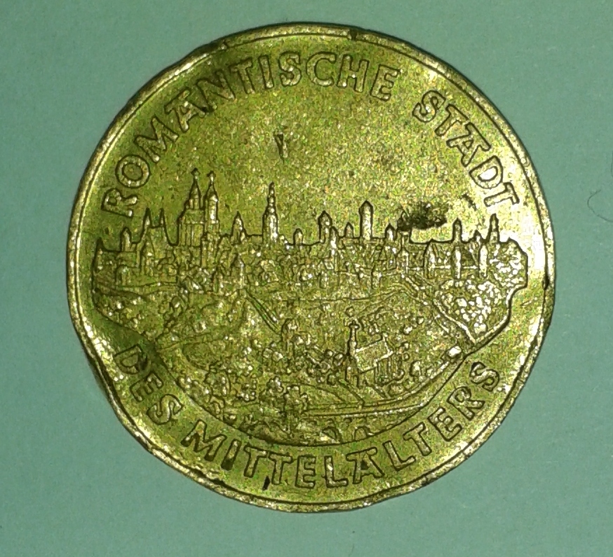 romantische stadt des mittelalters